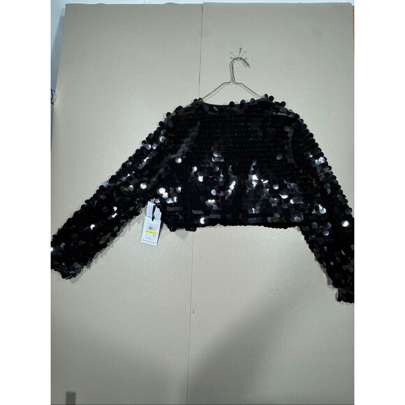 NWT Kensie Sequin Crop Evening Jacket - Picture 8 of 9